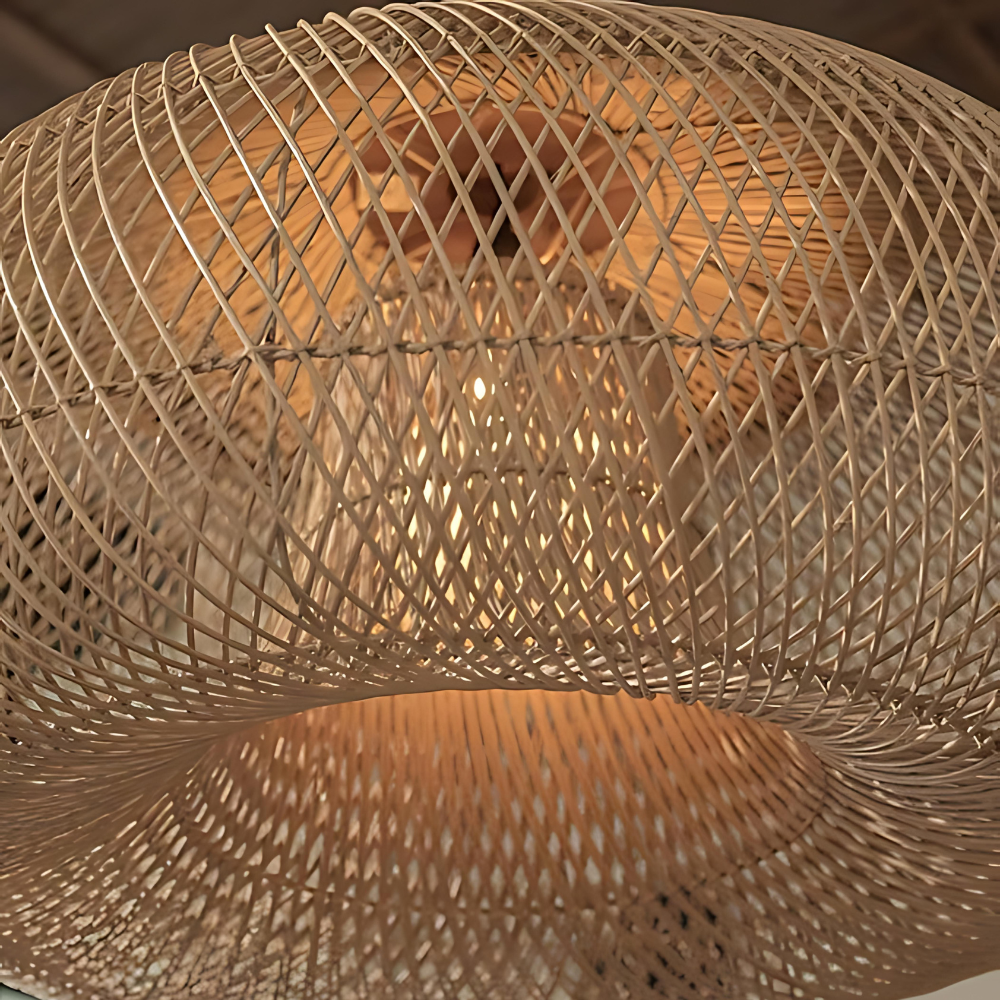 Kumi Pendant Light | Handmade Rattan Japandi Lighting