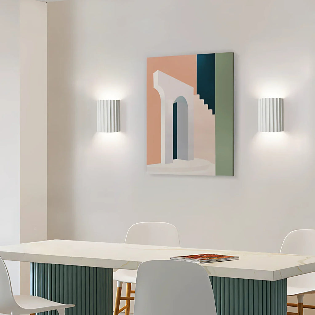 Elvian Wall Light | Minimalist Resin Sculptural Design