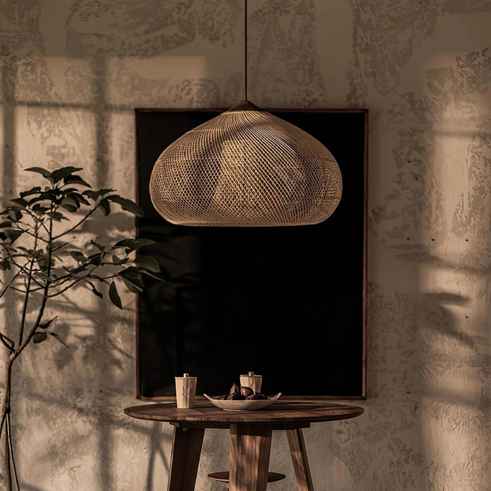 Kumi Pendant Light | Handmade Rattan Japandi Lighting