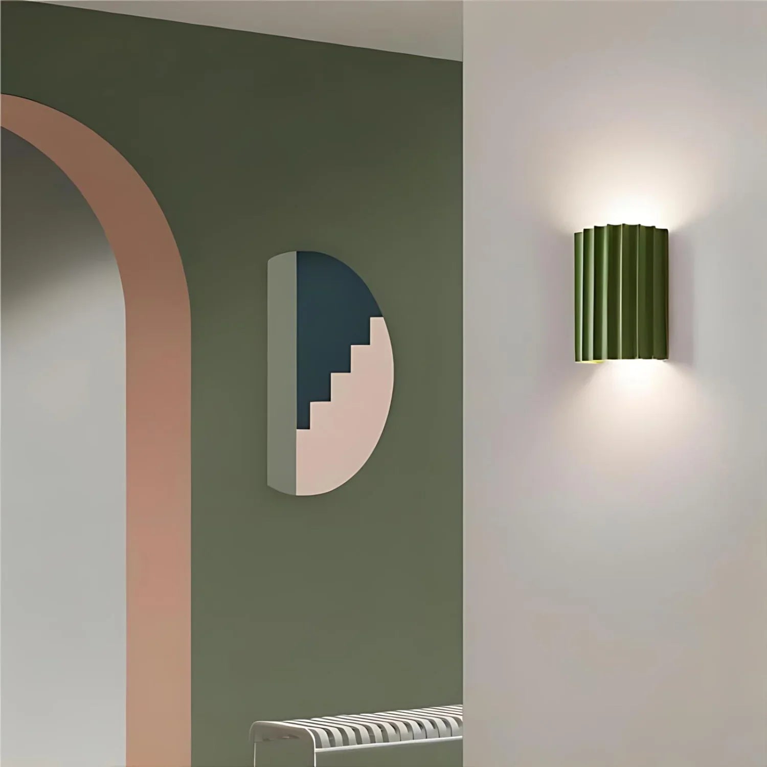 Elvian Wall Light | Minimalist Resin Sculptural Design