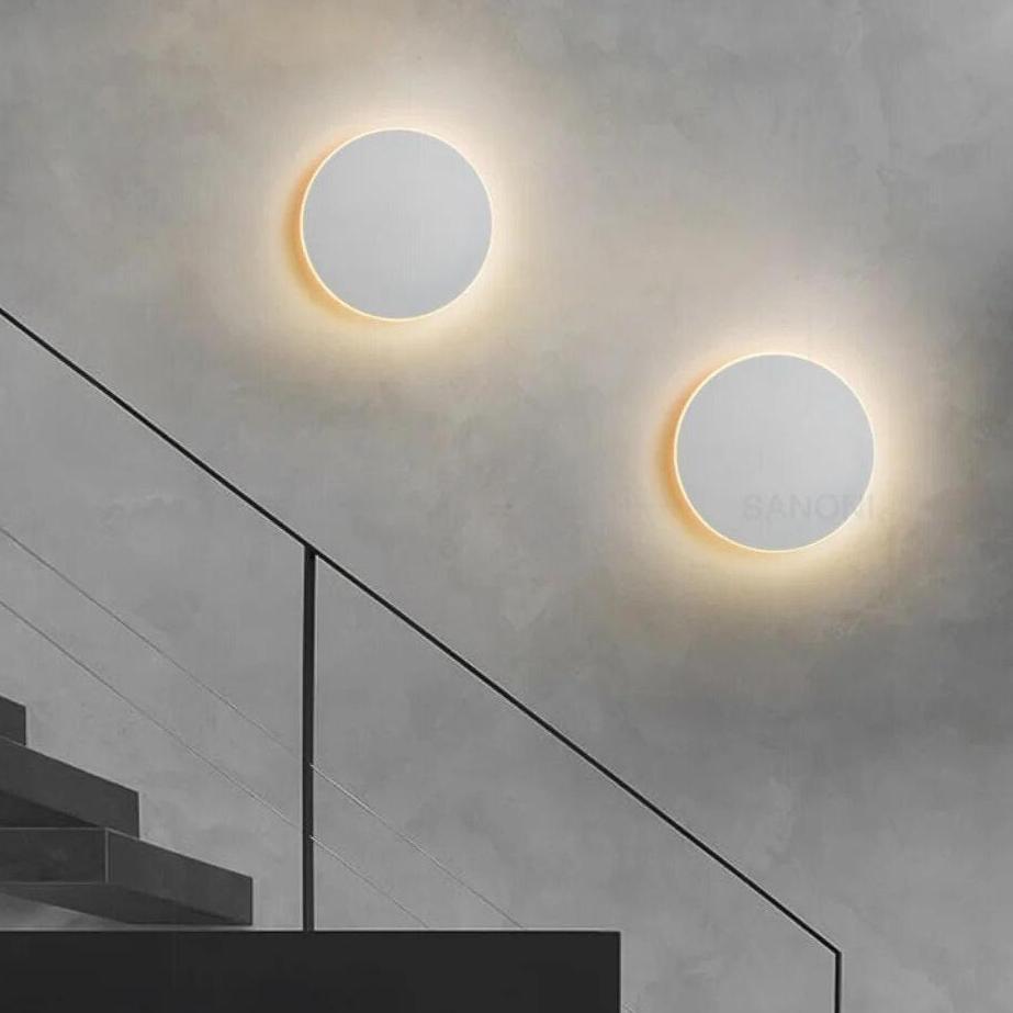 Svala Round LED Wall Light | Modern Nordic Minimalist Design