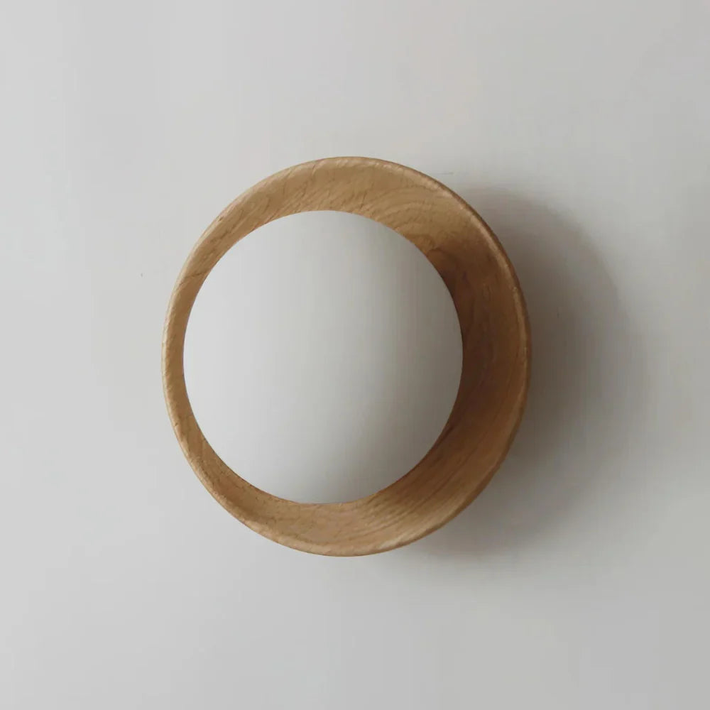 Solis Wall Light | Nordic Natural Wood LED Lighting