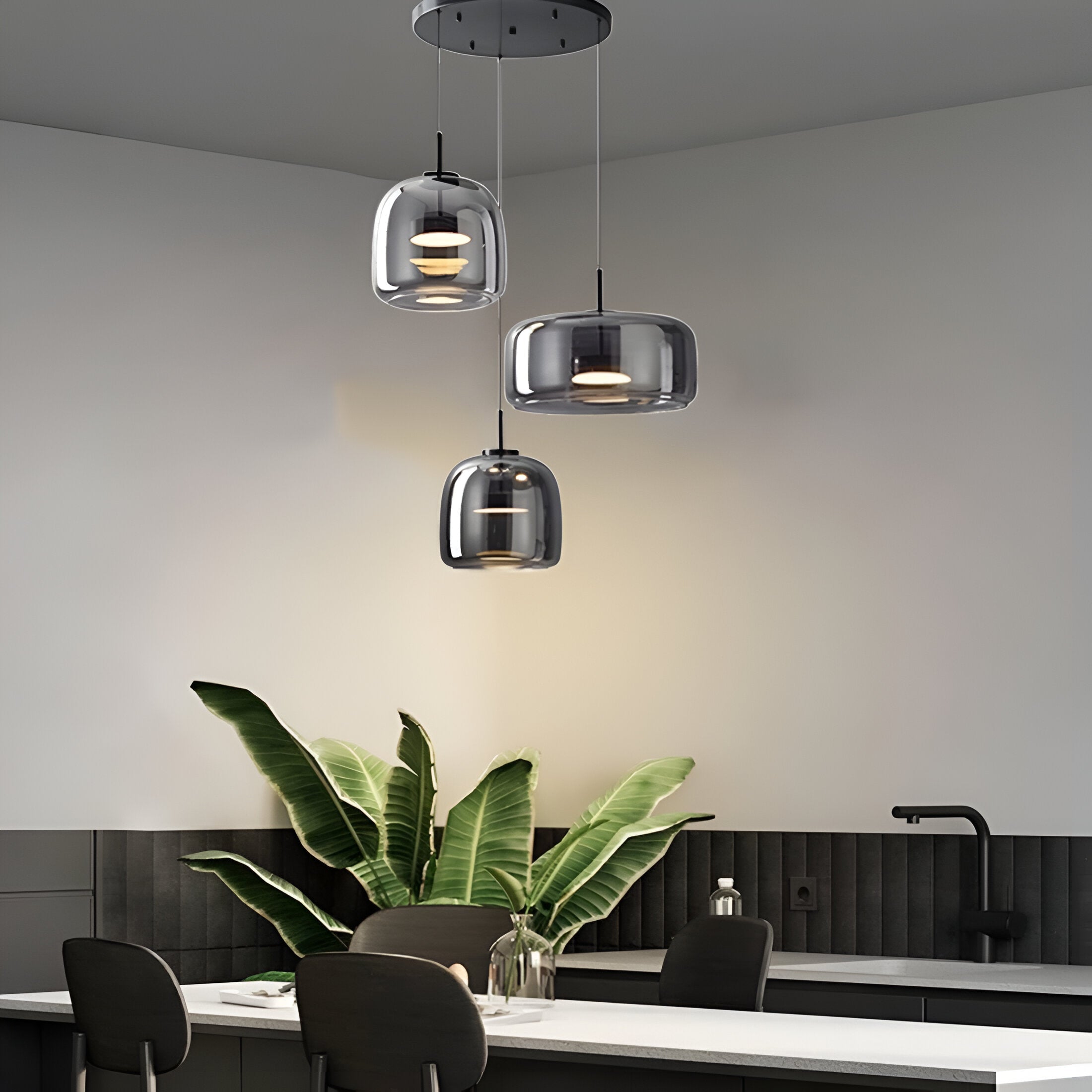 Caldeon Glass Pendant Light | Modern Retro Design