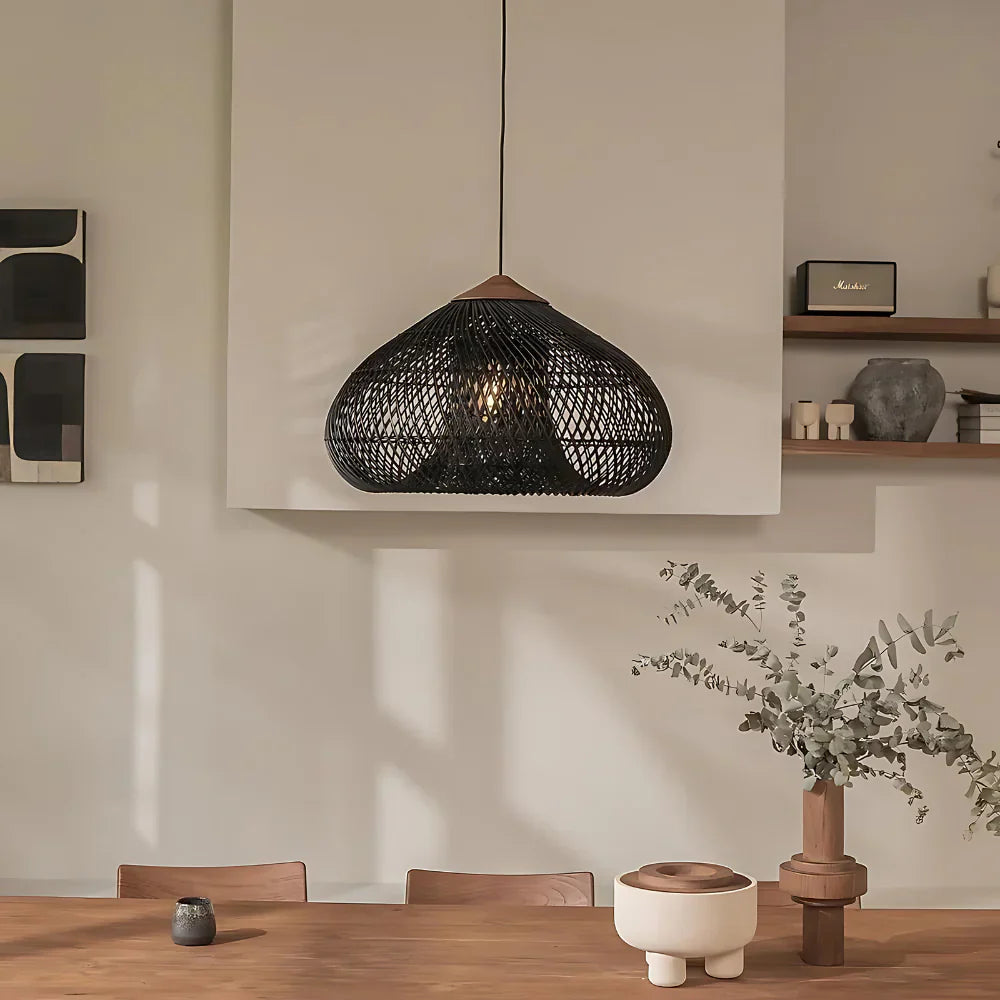 Kumi Pendant Light | Handmade Rattan Japandi Lighting