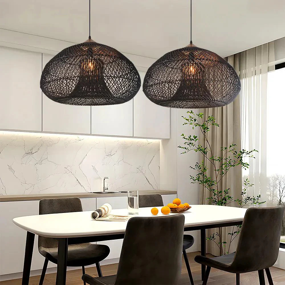 Kumi Pendant Light | Handmade Rattan Japandi Lighting