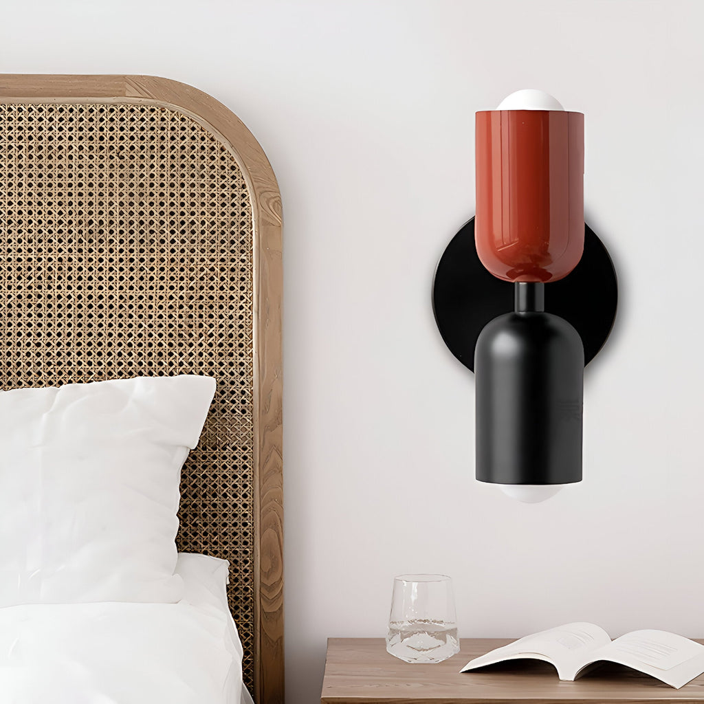 Vareon Wall Light | Modern Colourful Double Head Iron Design