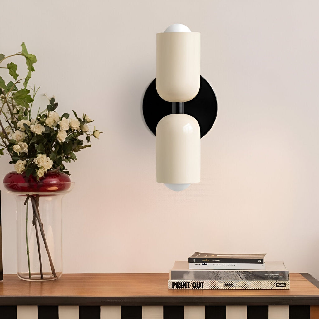 Vareon Wall Light | Modern Colourful Double Head Iron Design
