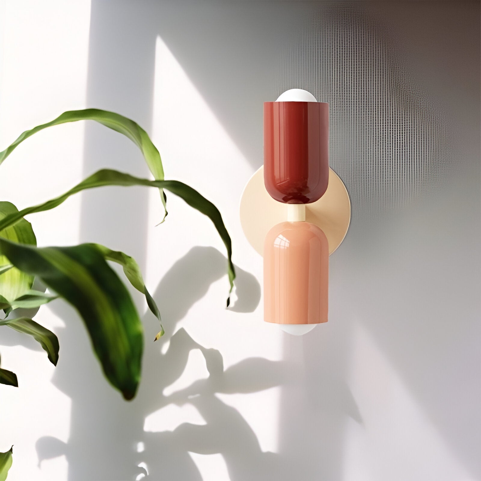 Vareon Wall Light | Modern Colourful Double Head Iron Design