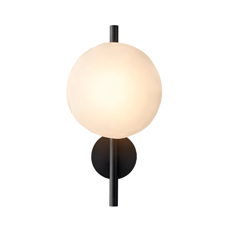 Rilun Wall Light | Modern Round Ripple Glass Minimalist Design