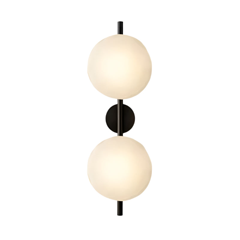 Rilun Wall Light | Modern Round Ripple Glass Minimalist Design