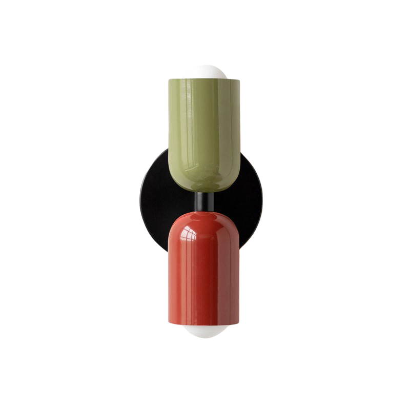 Vareon Wall Light | Modern Colourful Double Head Iron Design