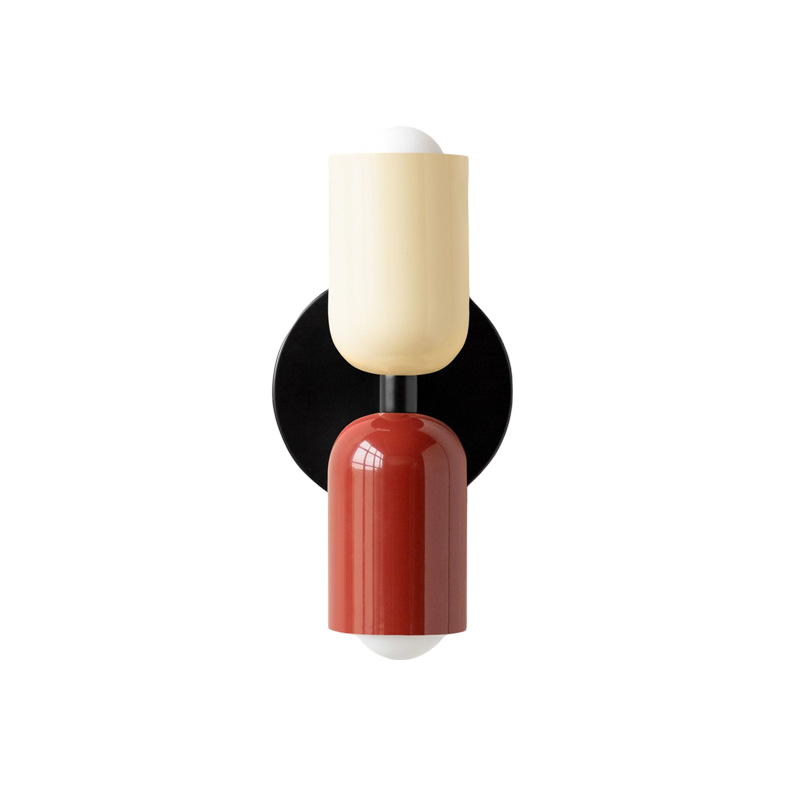 Vareon Wall Light | Modern Colourful Double Head Iron Design