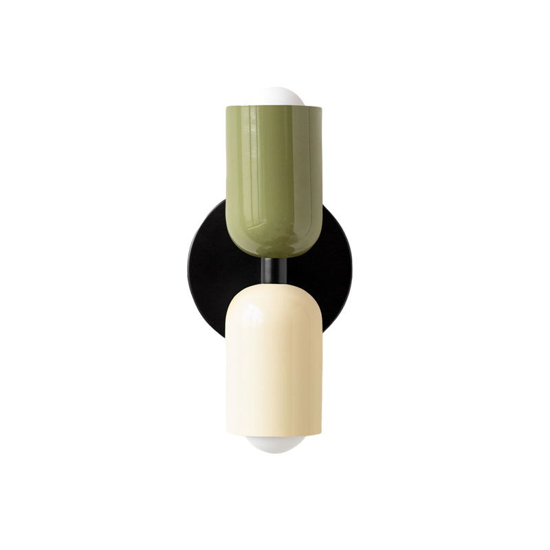 Vareon Wall Light | Modern Colourful Double Head Iron Design