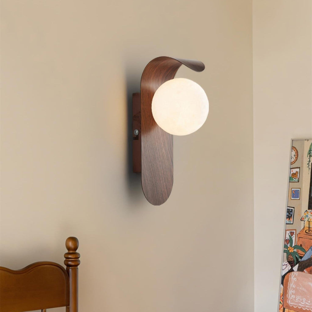 Lira Wall Light | Nordic Wood Accent LED Lighting