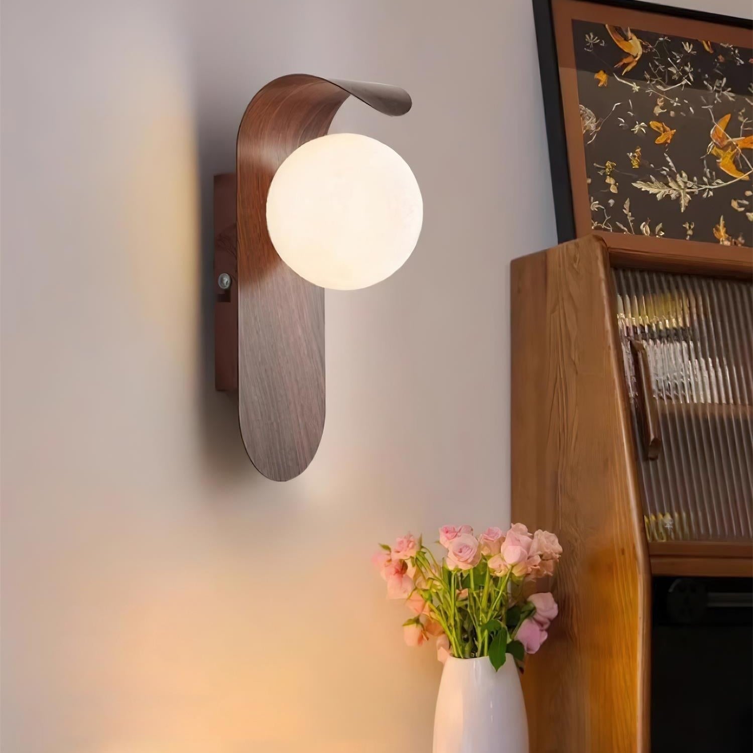 Lira Wall Light | Nordic Wood Accent LED Lighting