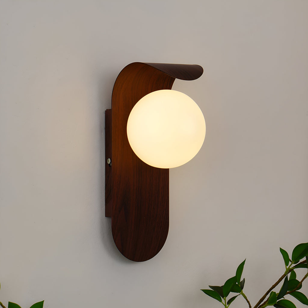 Lira Wall Light | Nordic Wood Accent LED Lighting