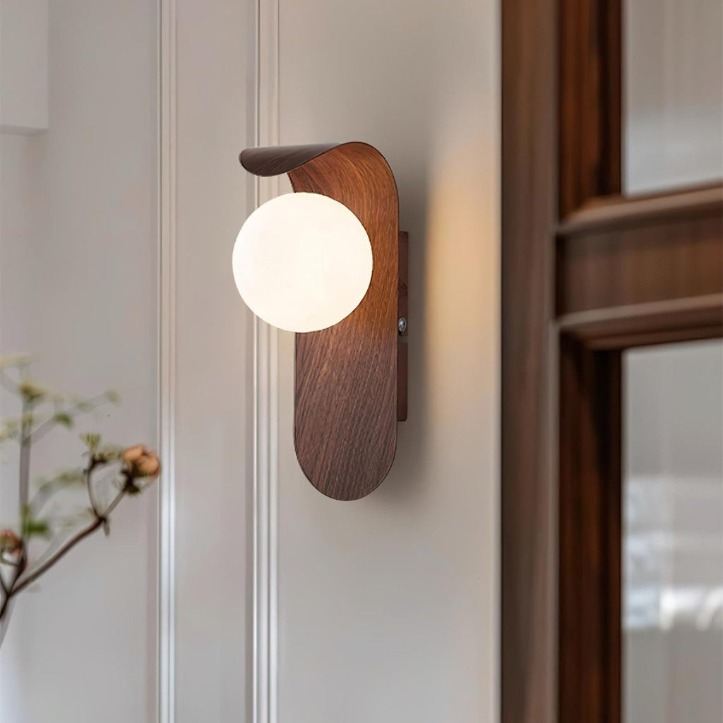 Lira Wall Light | Nordic Wood Accent LED Lighting