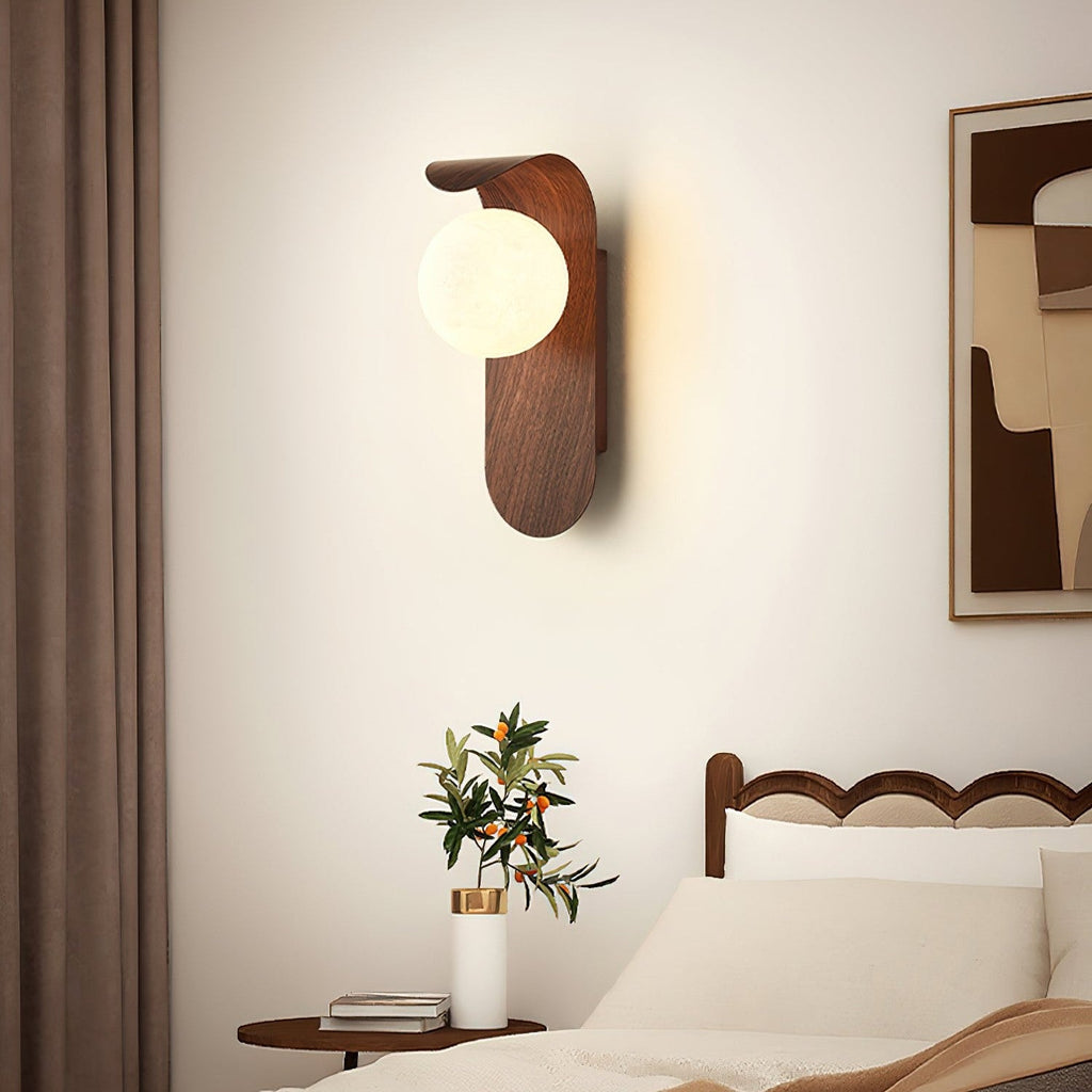 Lira Wall Light | Nordic Wood Accent LED Lighting
