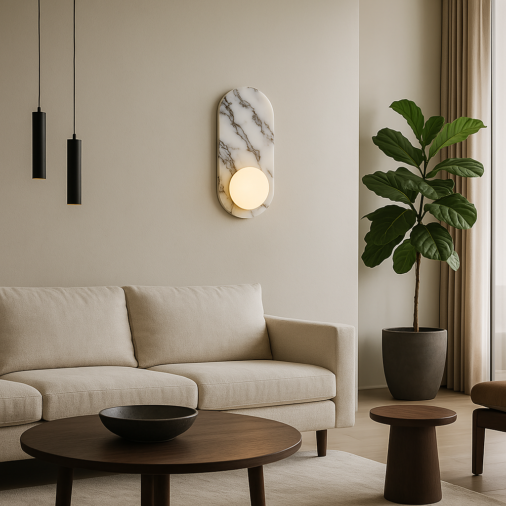 Lisse Wall Light | French Marble Minimalist Lighting