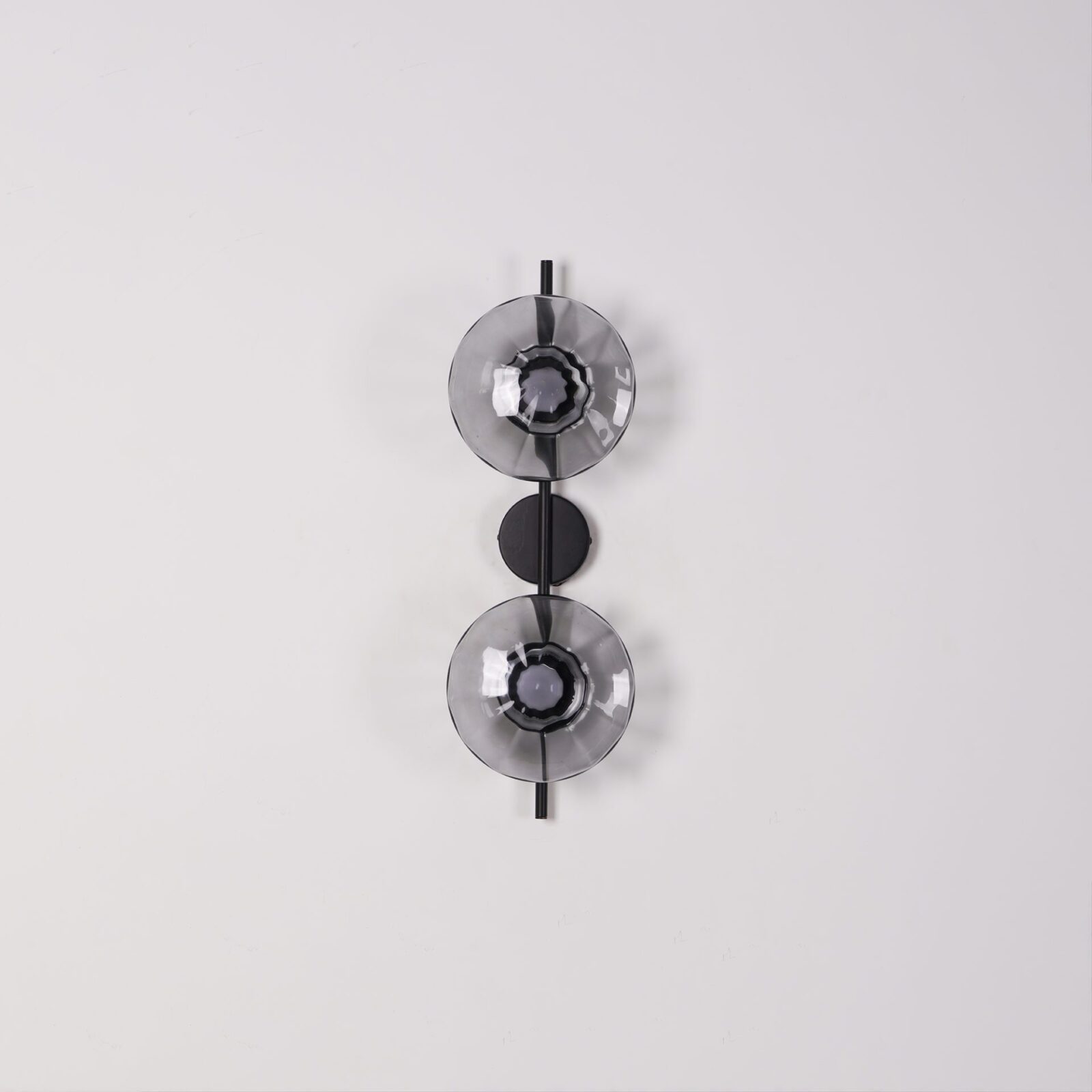 Rilun Wall Light | Modern Round Ripple Glass Minimalist Design