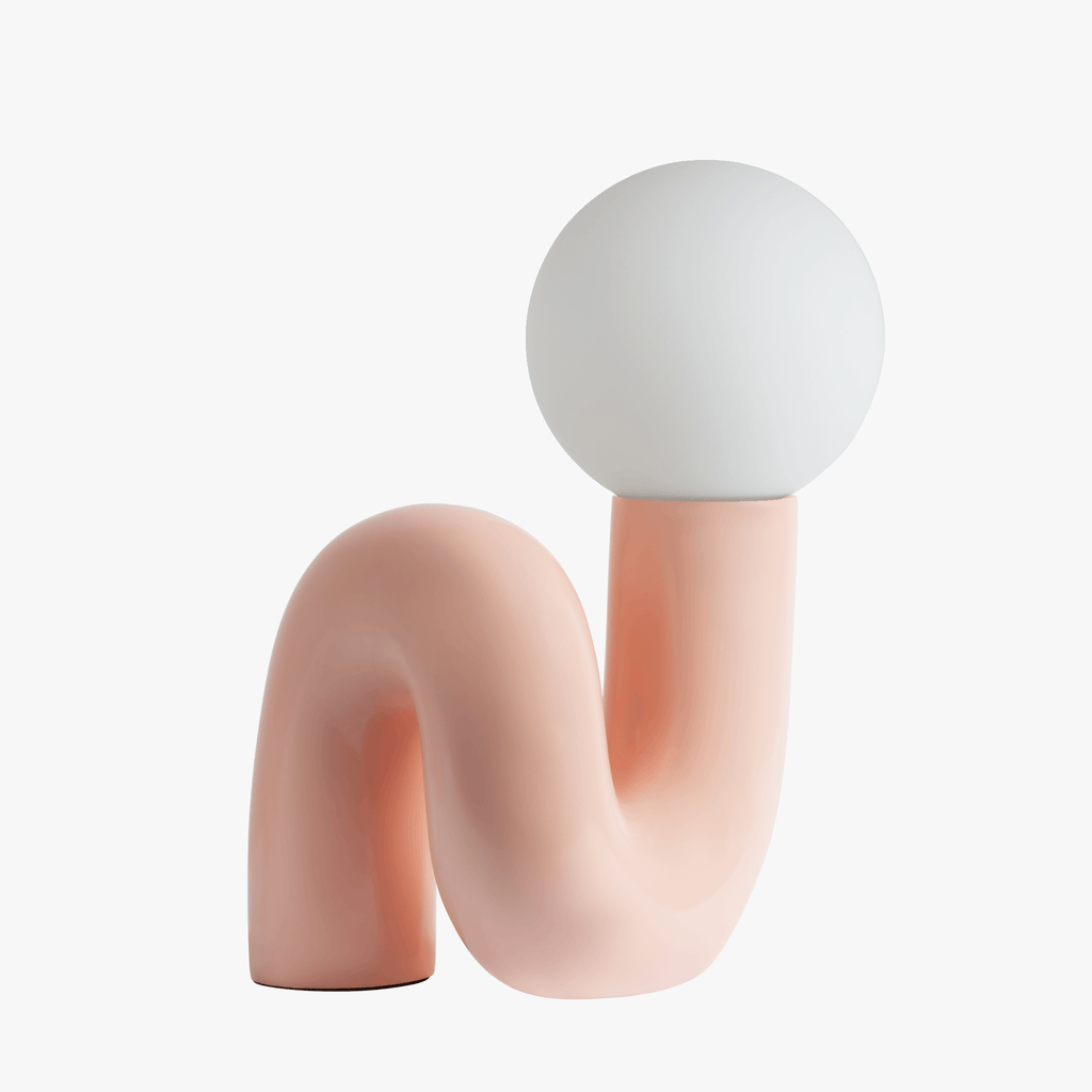 Siena Table Lamp | Sculptural Curved Design for Soft Ambient Lighting