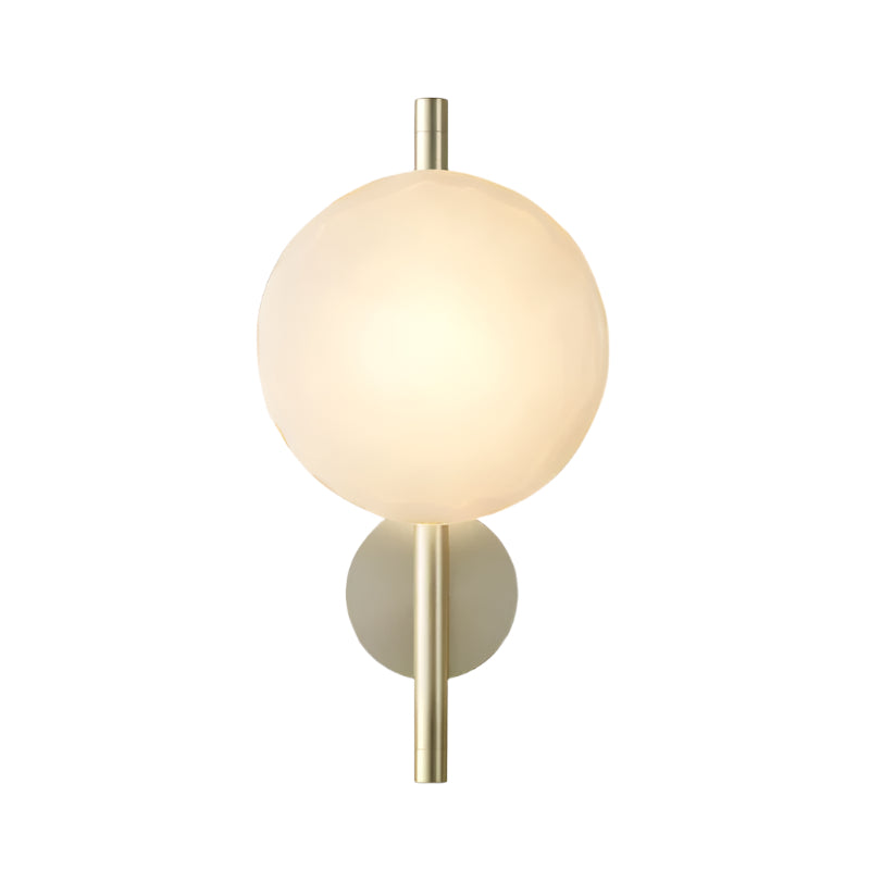 Rilun Wall Light | Modern Round Ripple Glass Minimalist Design