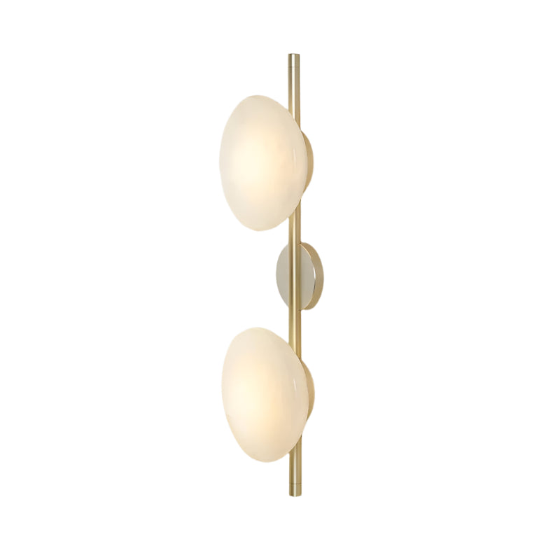 Rilun Wall Light | Modern Round Ripple Glass Minimalist Design