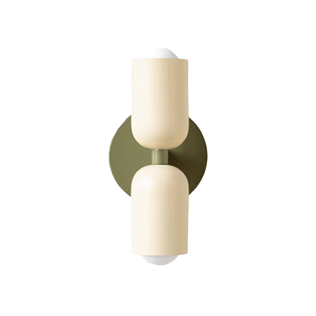 Vareon Wall Light | Modern Colourful Double Head Iron Design