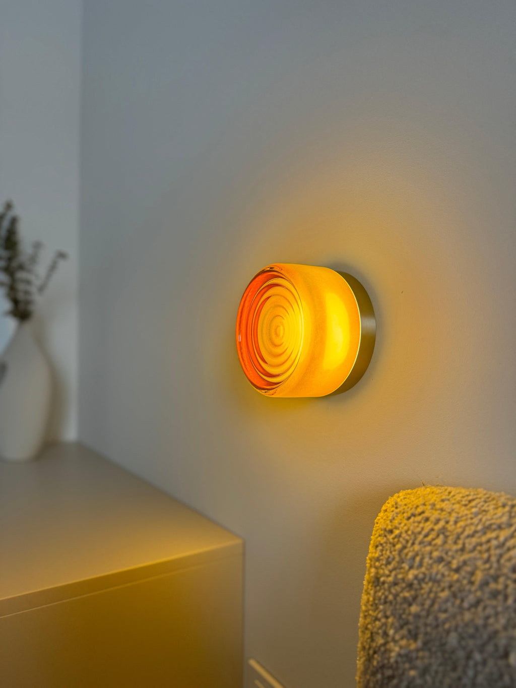 Halo Wall Light Collection | Modern Glass Wall Sconce