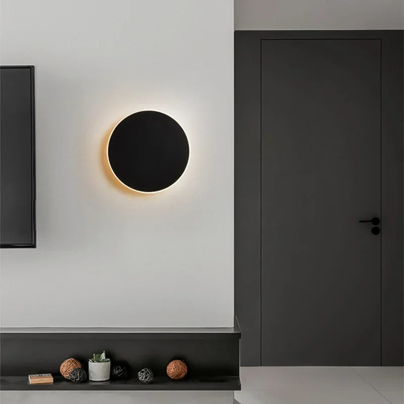 Svala Round LED Wall Light | Modern Nordic Minimalist Design