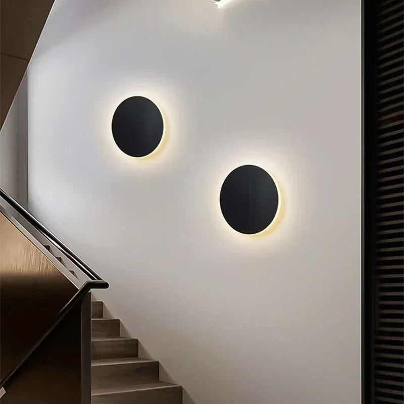Svala Round LED Wall Light | Modern Nordic Minimalist Design