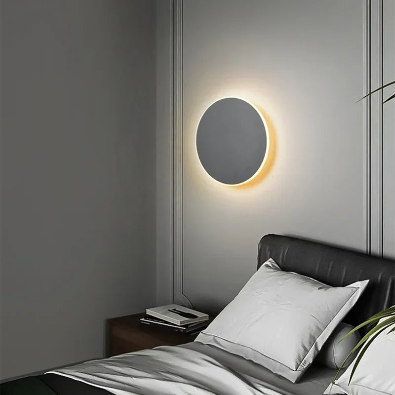 Svala Round LED Wall Light | Modern Nordic Minimalist Design
