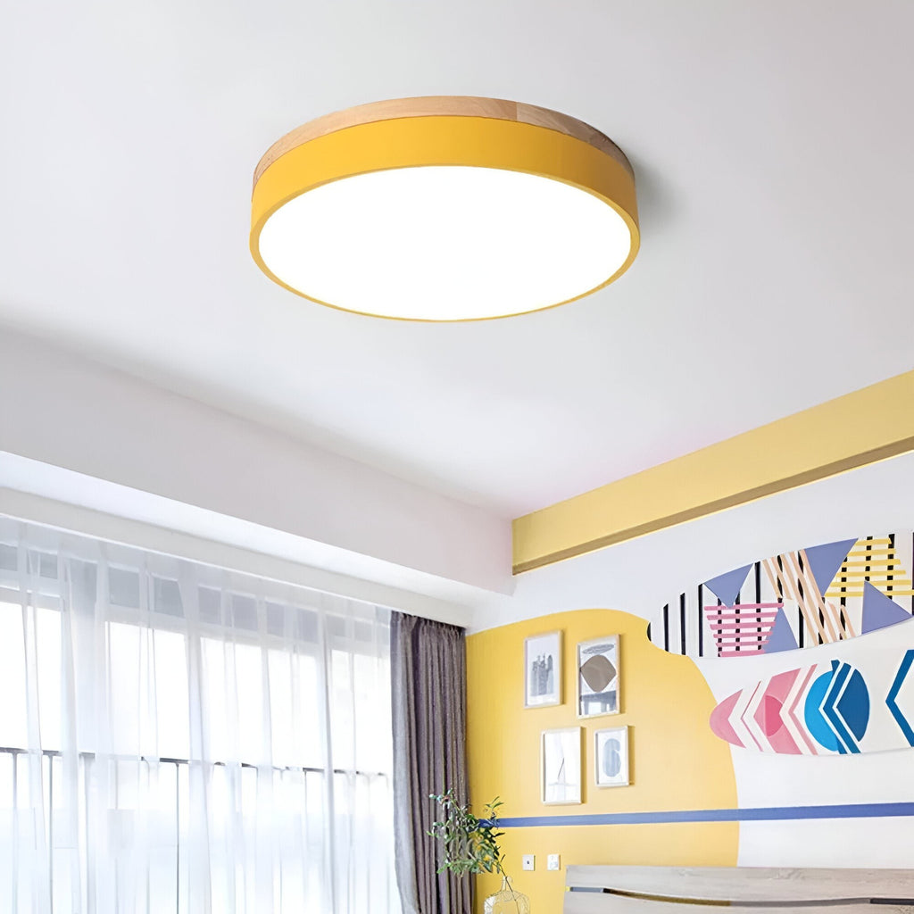 Eira LED Ceiling Light | Nordic Minimalist Flush Design
