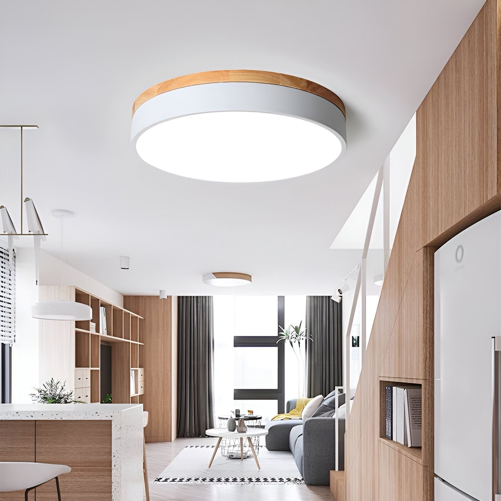 Eira LED Ceiling Light | Nordic Minimalist Flush Design