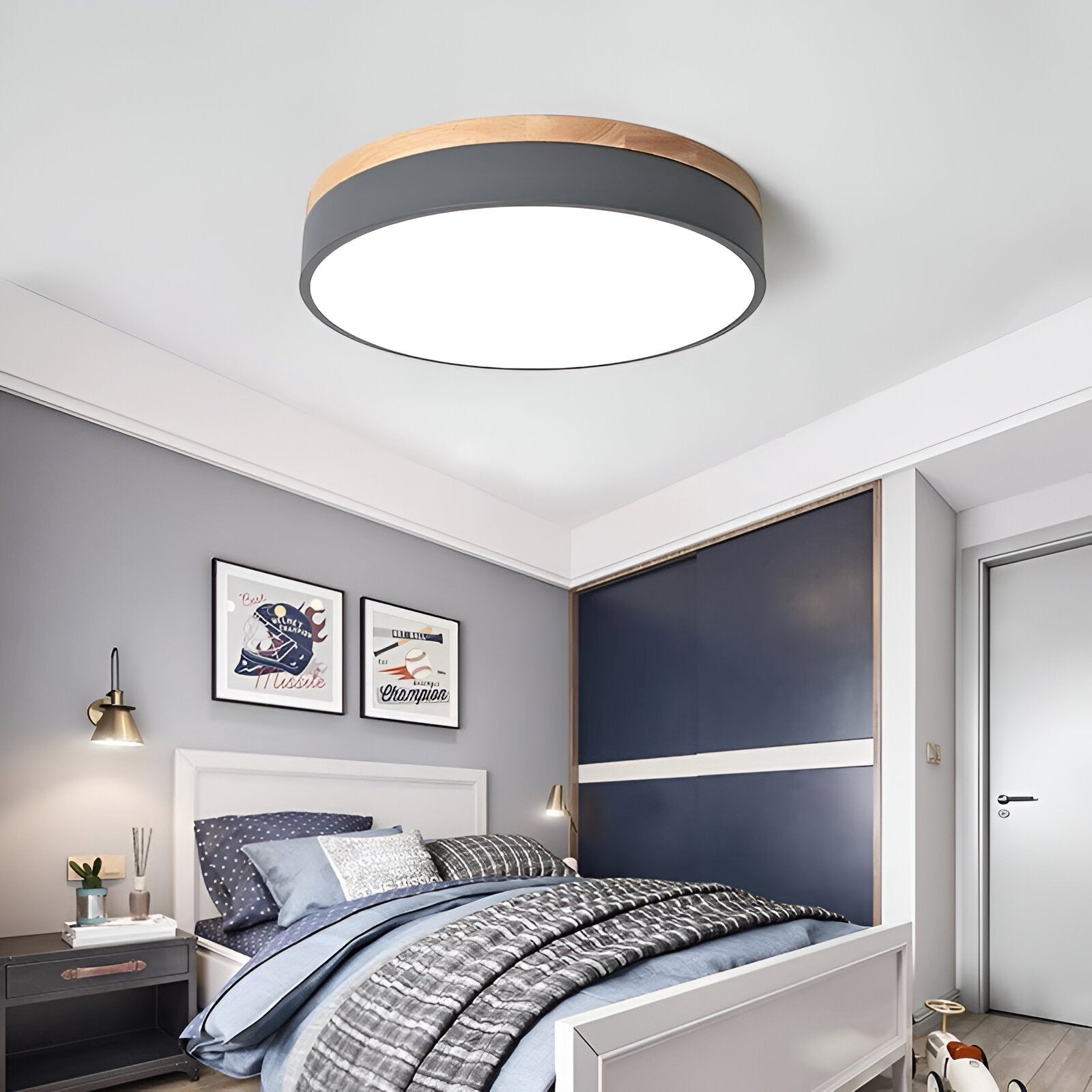 Eira LED Ceiling Light | Nordic Minimalist Flush Design