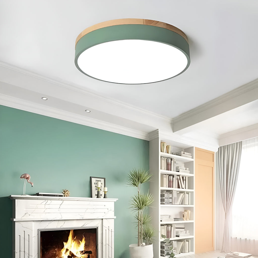 Eira LED Ceiling Light | Nordic Minimalist Flush Design