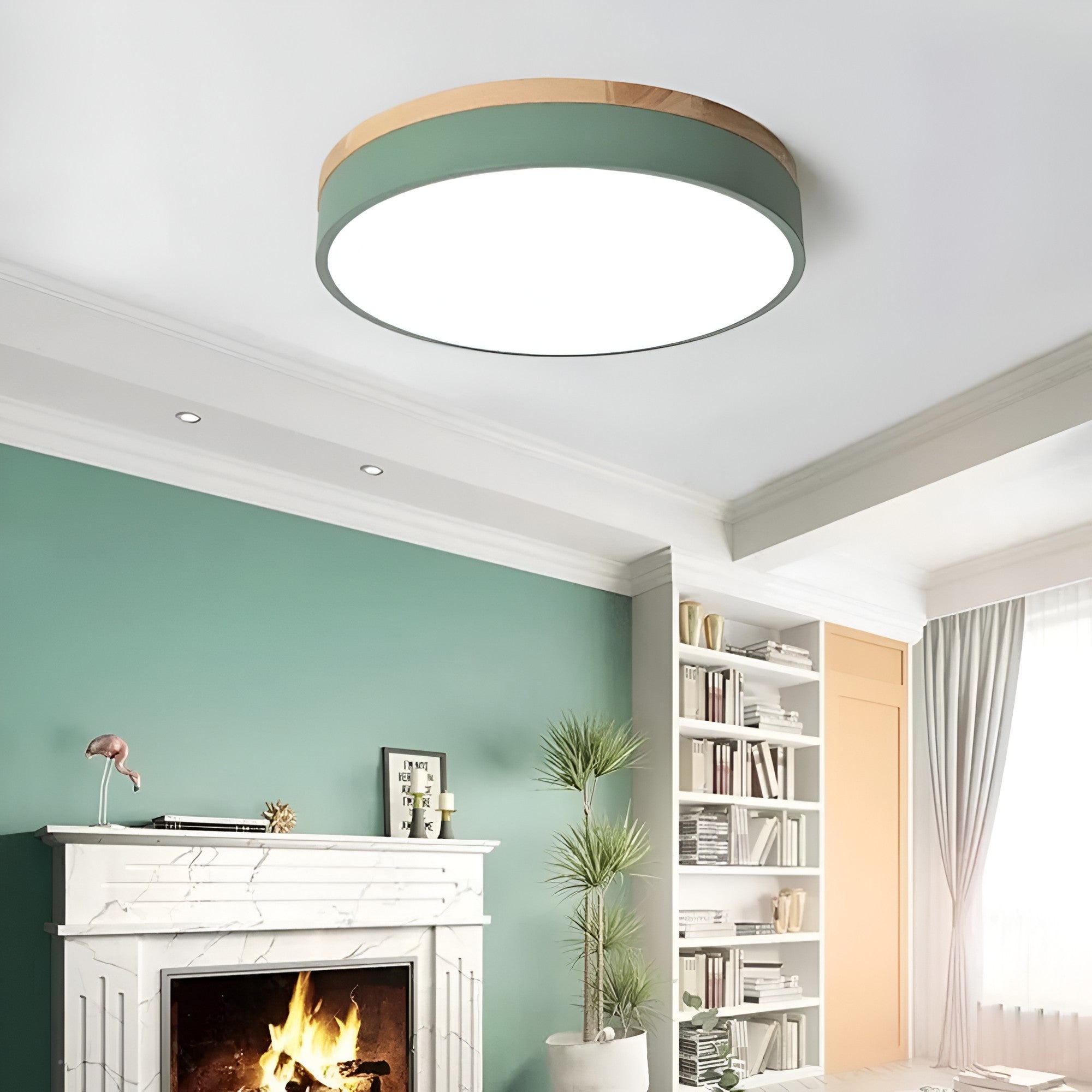 Eira LED Ceiling Light | Nordic Minimalist Flush Design