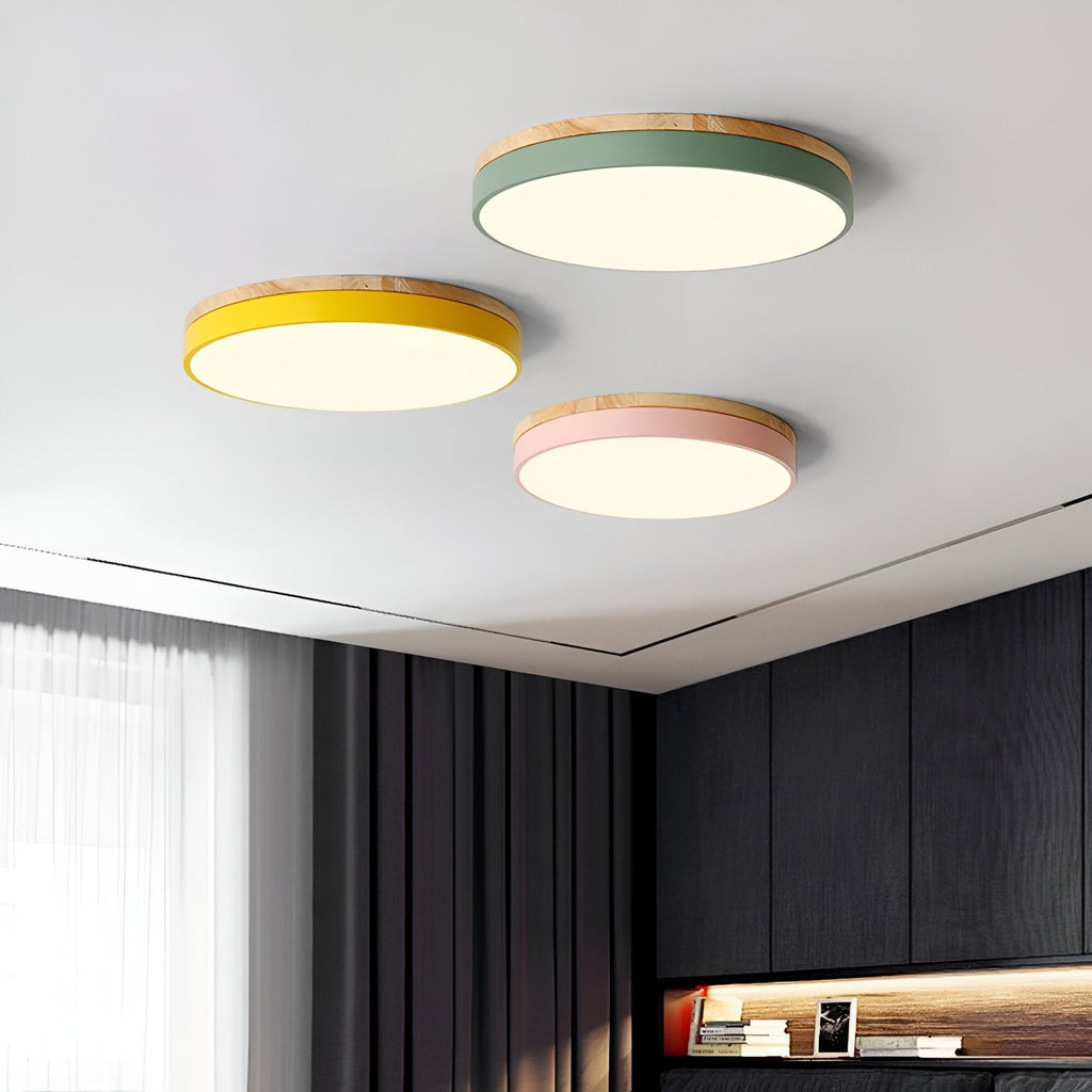 Eira LED Ceiling Light | Nordic Minimalist Flush Design