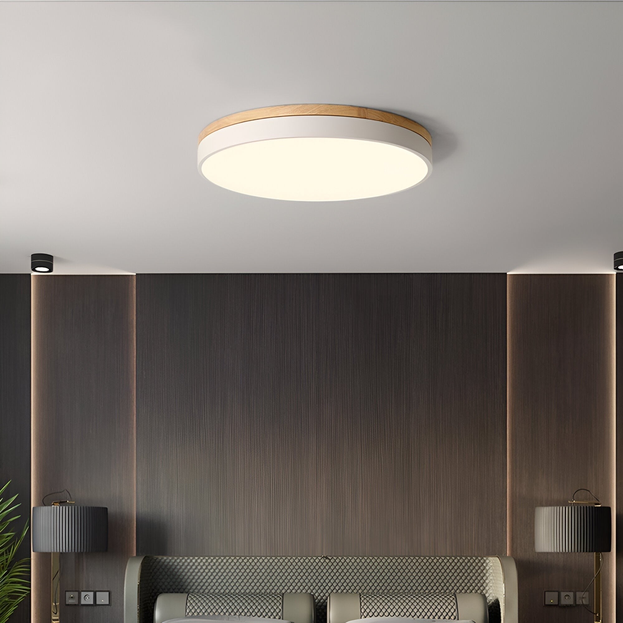 Eira LED Ceiling Light | Nordic Minimalist Flush Design