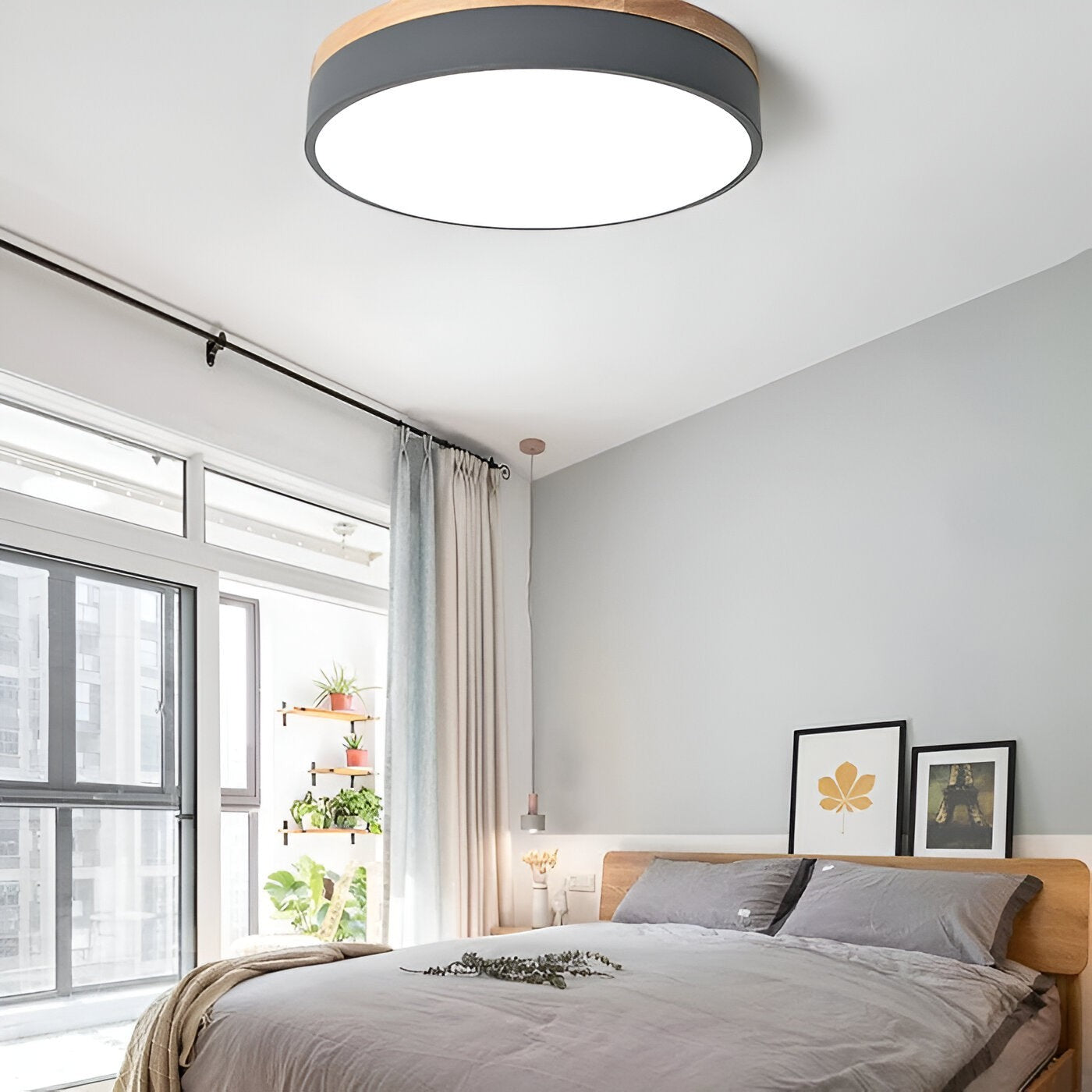 Eira LED Ceiling Light | Nordic Minimalist Flush Design