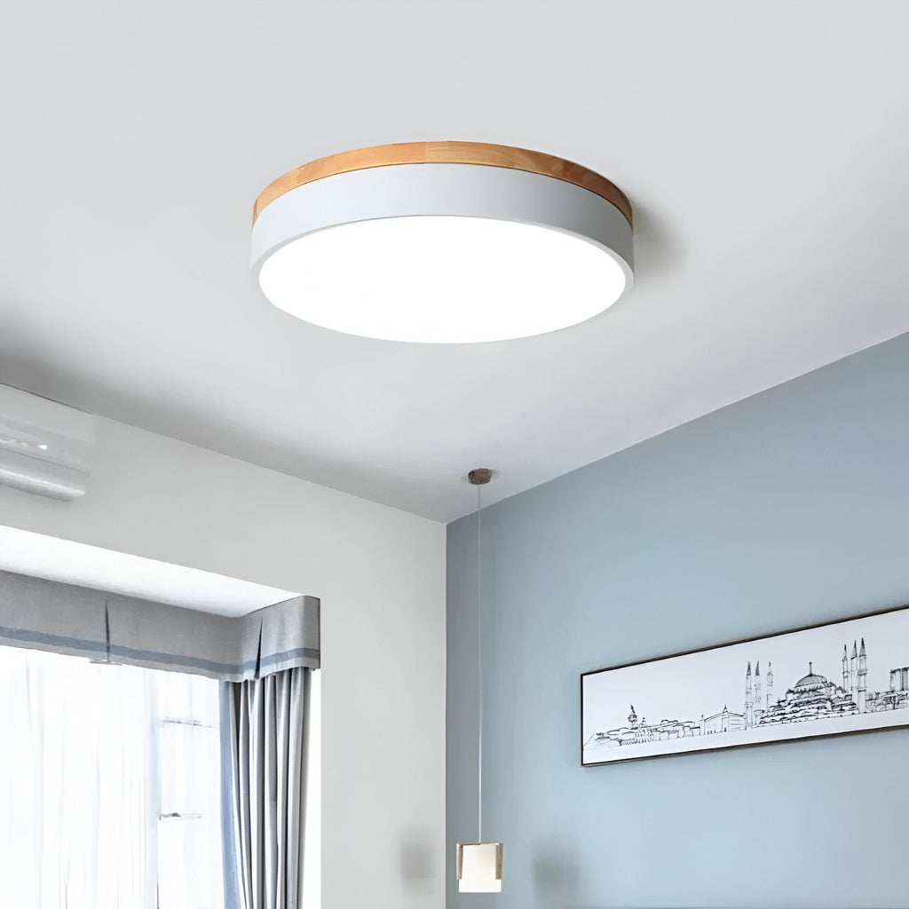 Eira LED Ceiling Light | Nordic Minimalist Flush Design