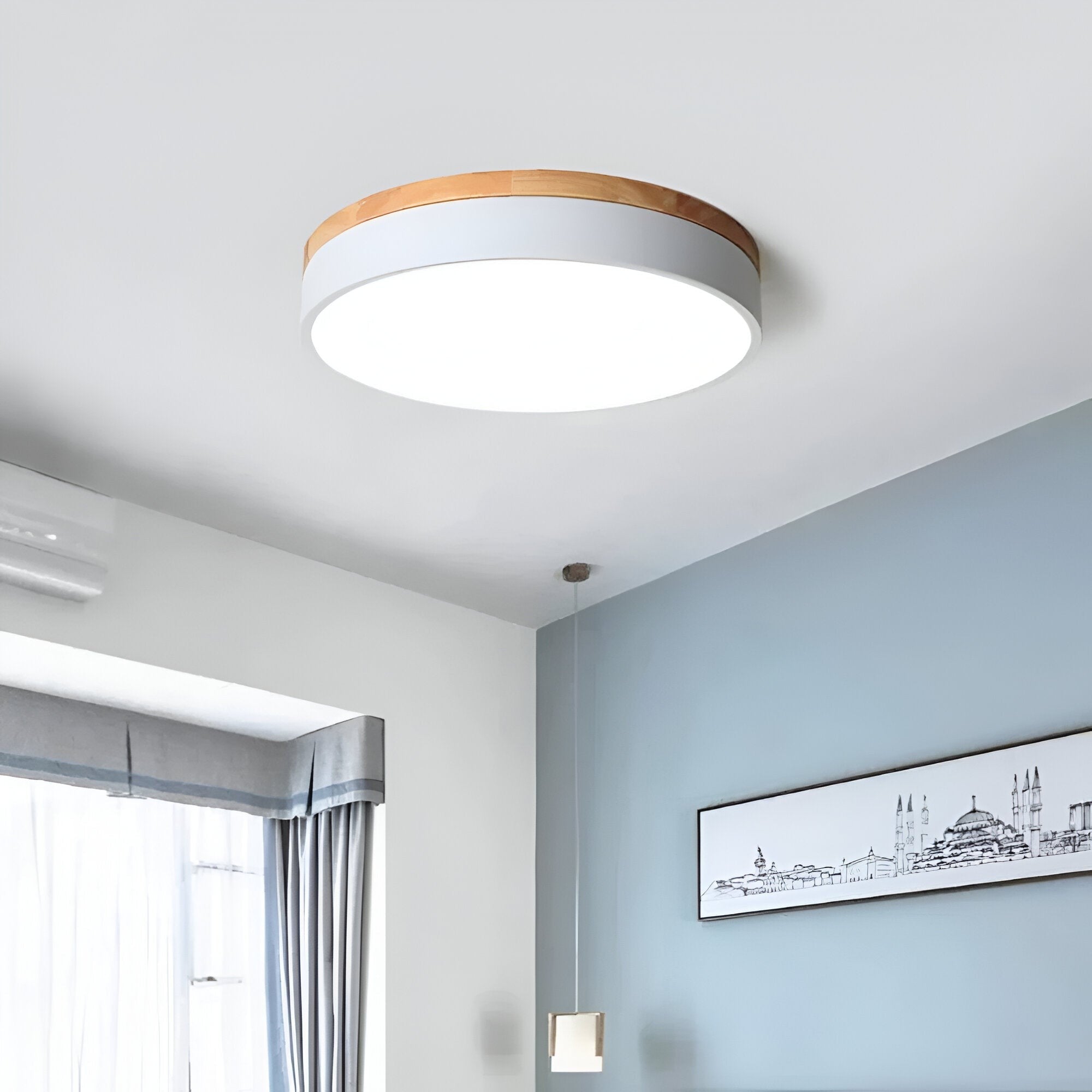 Eira LED Ceiling Light | Nordic Minimalist Flush Design