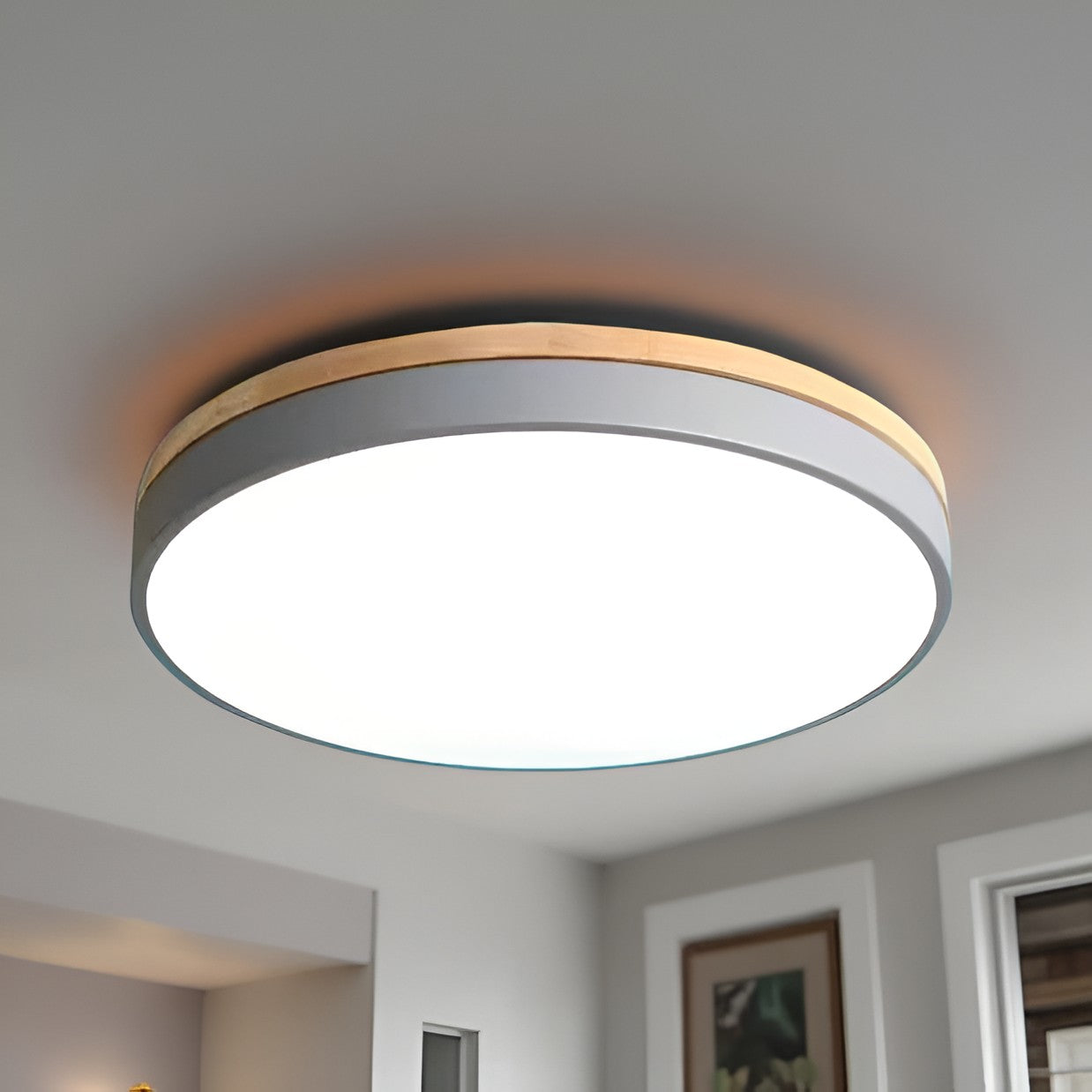 Eira LED Ceiling Light | Nordic Minimalist Flush Design