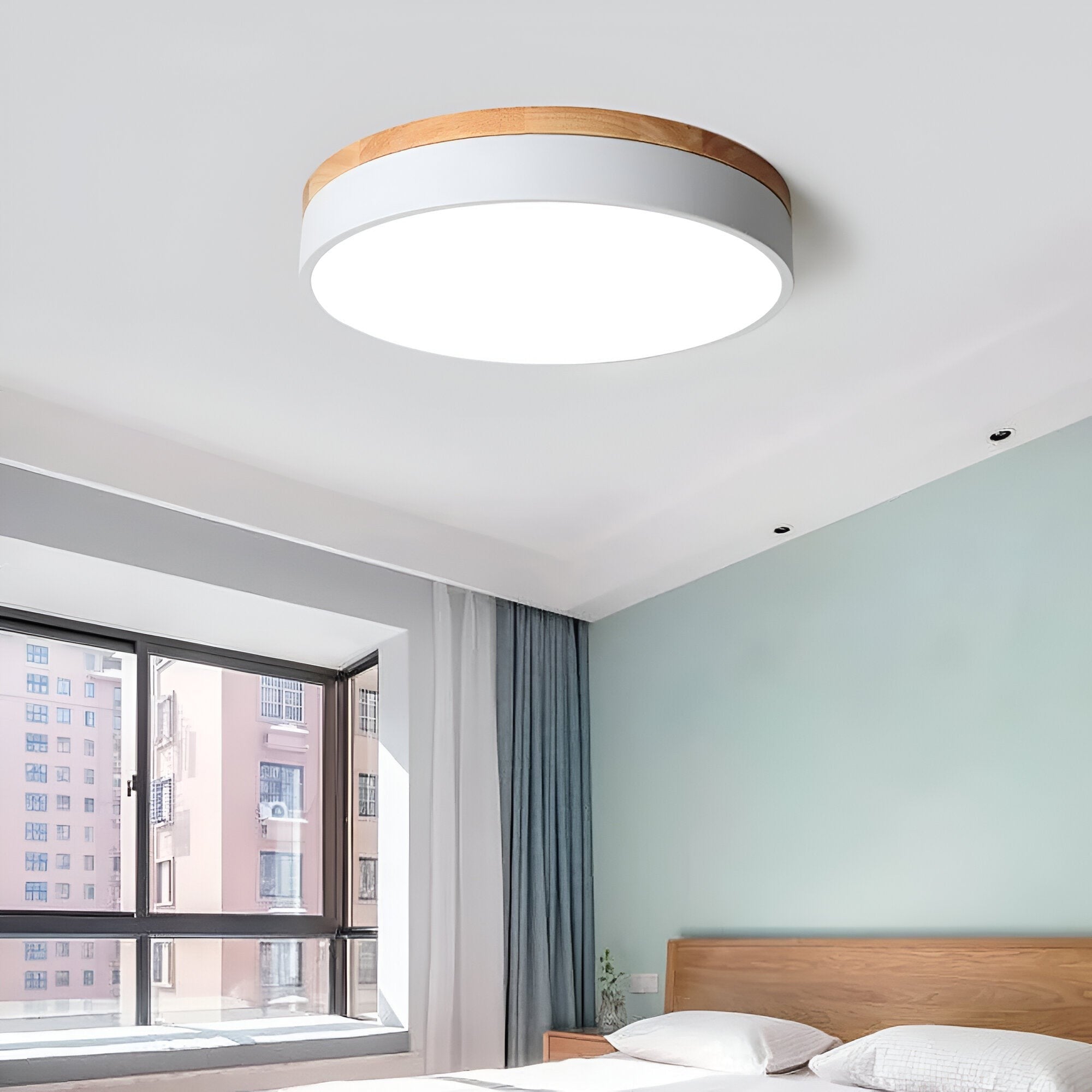 Eira LED Ceiling Light | Nordic Minimalist Flush Design