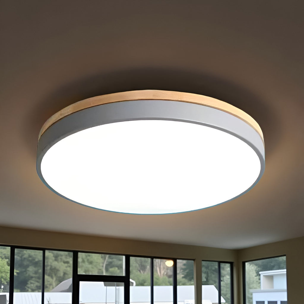 Eira LED Ceiling Light | Nordic Minimalist Flush Design