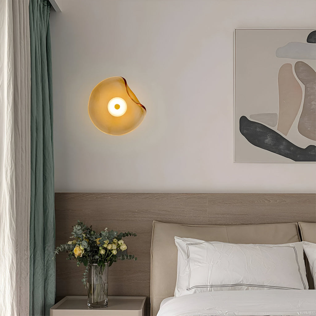 Nami Wall Light | Nordic Curved Glass LED Lighting