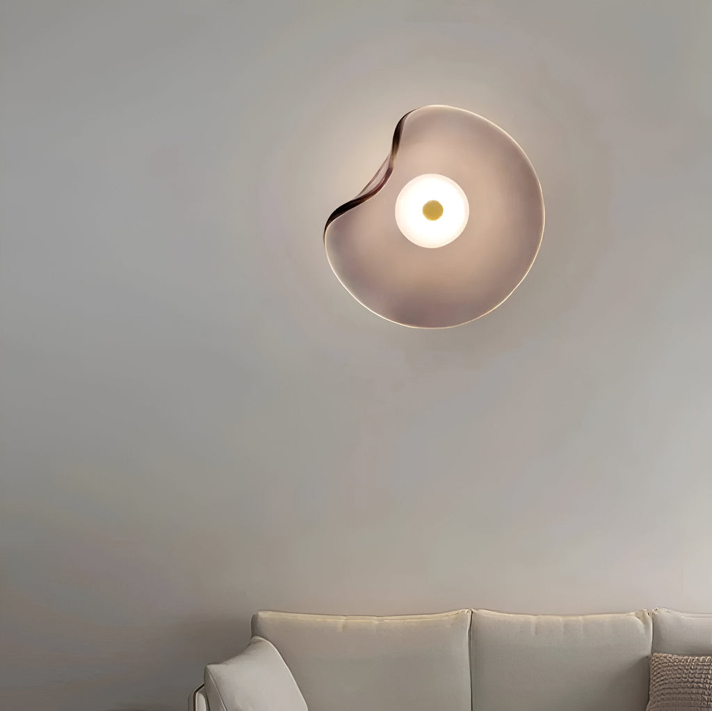 Nami Wall Light | Nordic Curved Glass LED Lighting