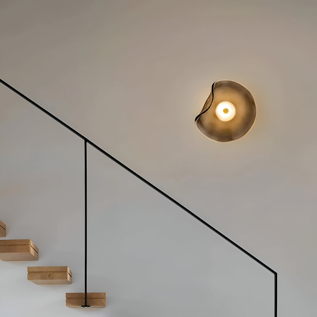 Nami Wall Light | Nordic Curved Glass LED Lighting