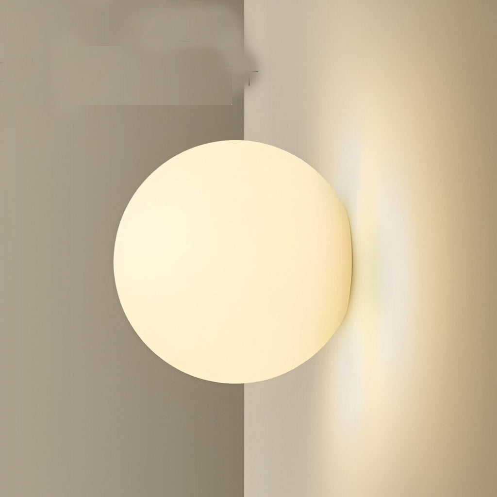 Velian Wall Light | Modern Minimalist Round Glass Design
