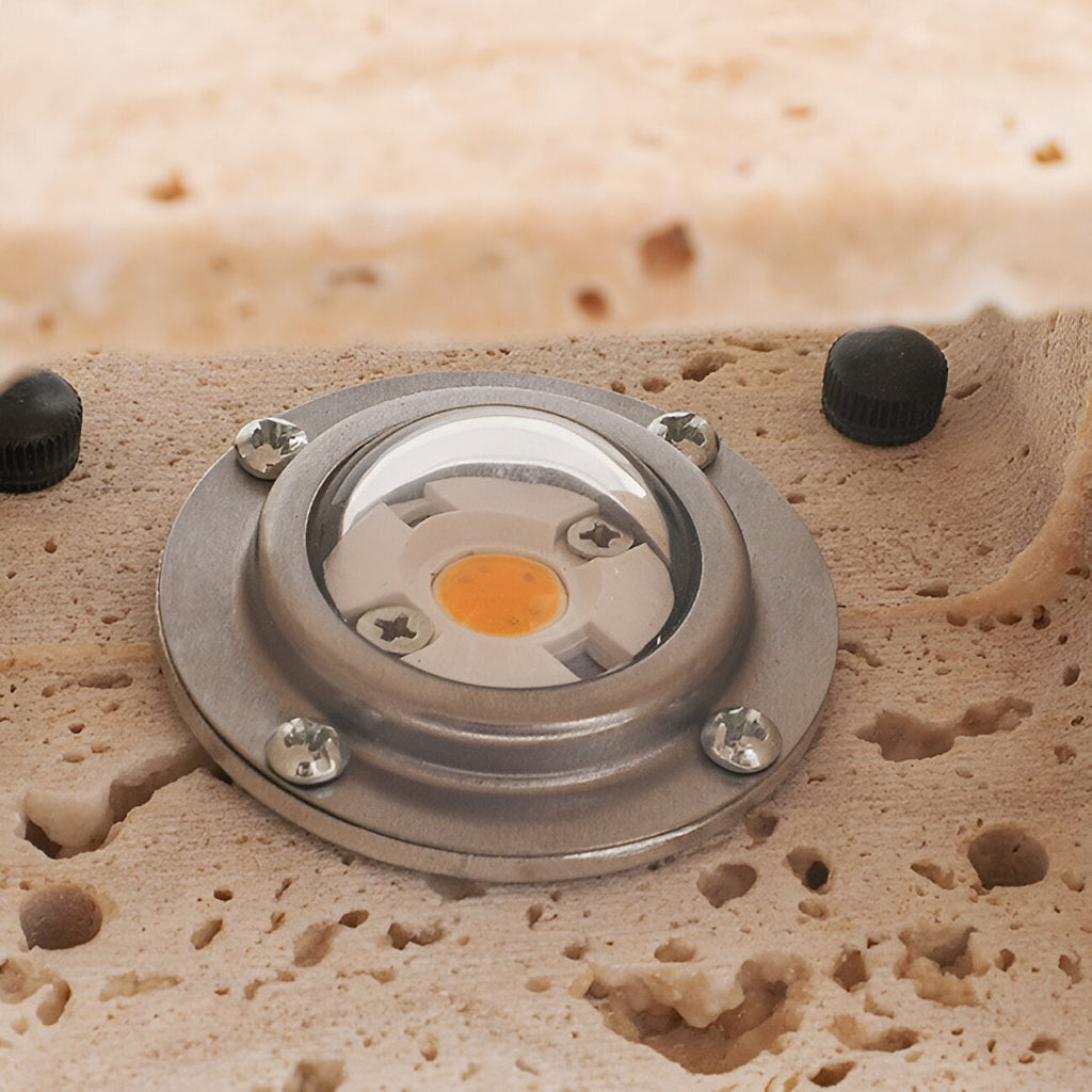 Tavo Outdoor Wall Light | Travertine Minimalist LED Lighting